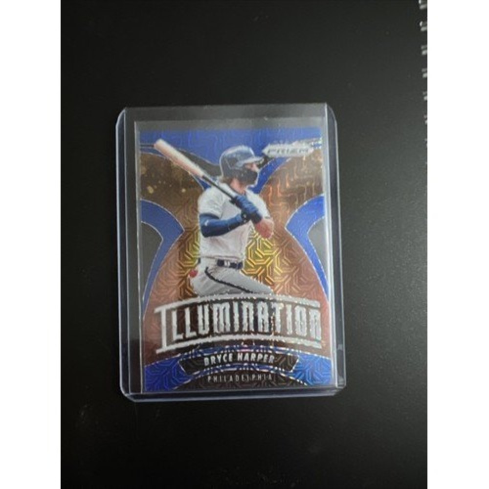 Panini Bryce Harper Philadelphia Phillies Blue Prizm Illumination Insert 05/75